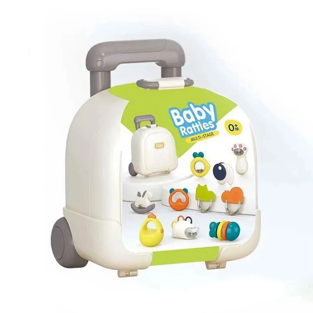 باکس جغجغه چمدانی ویواکیدز بیبی راتل vivakids baby rattle