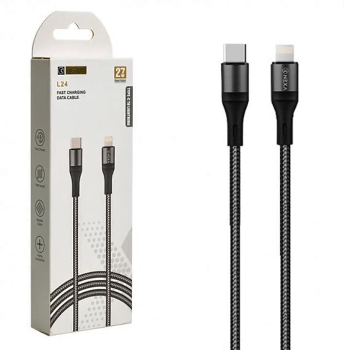کابل Type-C به Lightning مدل L24 NEXA | شارژ سریع و مطمئن برای دستگاه‌های اپل