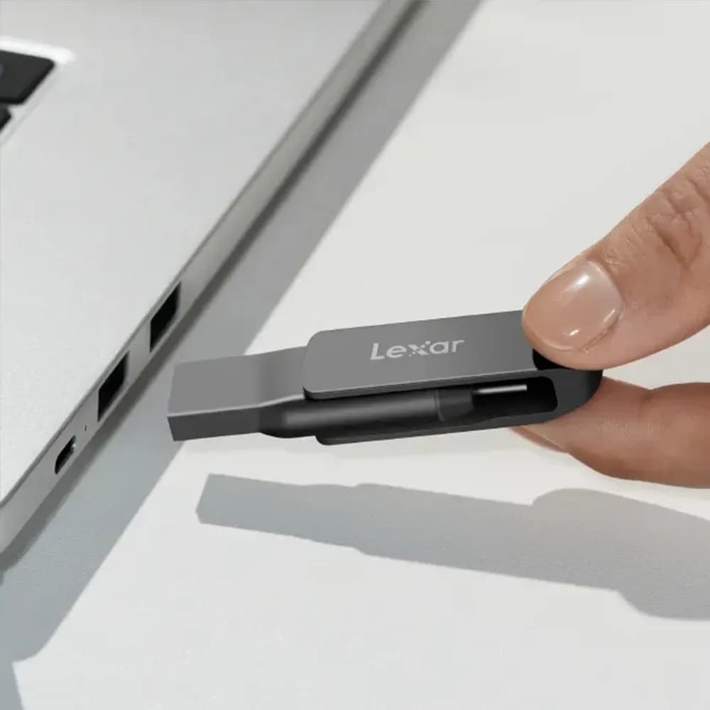 فلش مموری پرسرعت Lexar D400؛ ظرفیت 32 گیگابایت | تجربه نسل جدید انتقال داده با استاندارد USB 3.2 — تصویر ۳