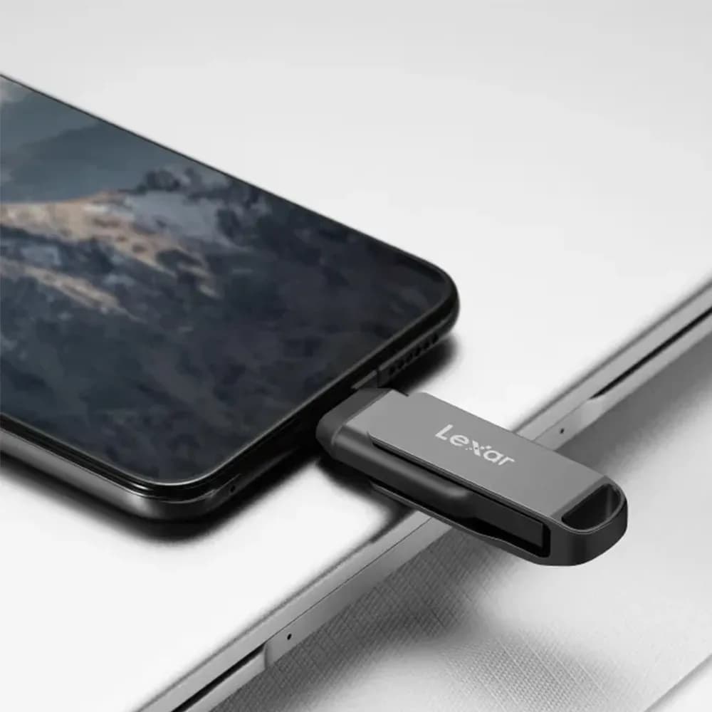 فلش مموری پرسرعت Lexar D400؛ ظرفیت 32 گیگابایت | تجربه نسل جدید انتقال داده با استاندارد USB 3.2 — تصویر ۵