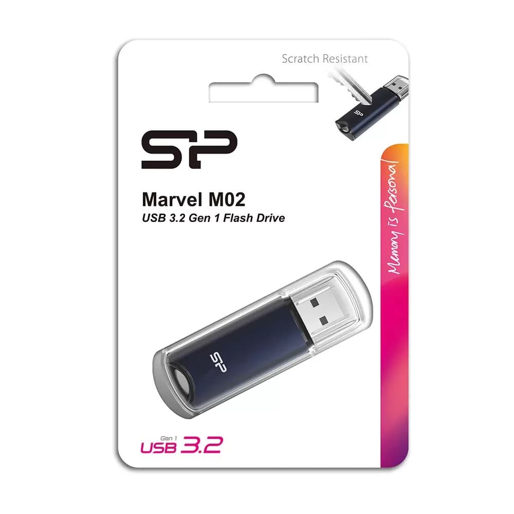 فلش سیلیکون پاور مدل Marvel M02 | ظرفیت 32 گیگابایت , USB 3.2