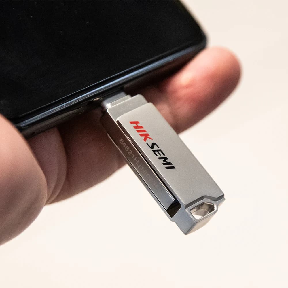 فلش مموری دو سر هایک‌سمی مدل Sync Dual Drive E327C ظرفیت 64گیگابایت – USB 3.2 — تصویر ۵