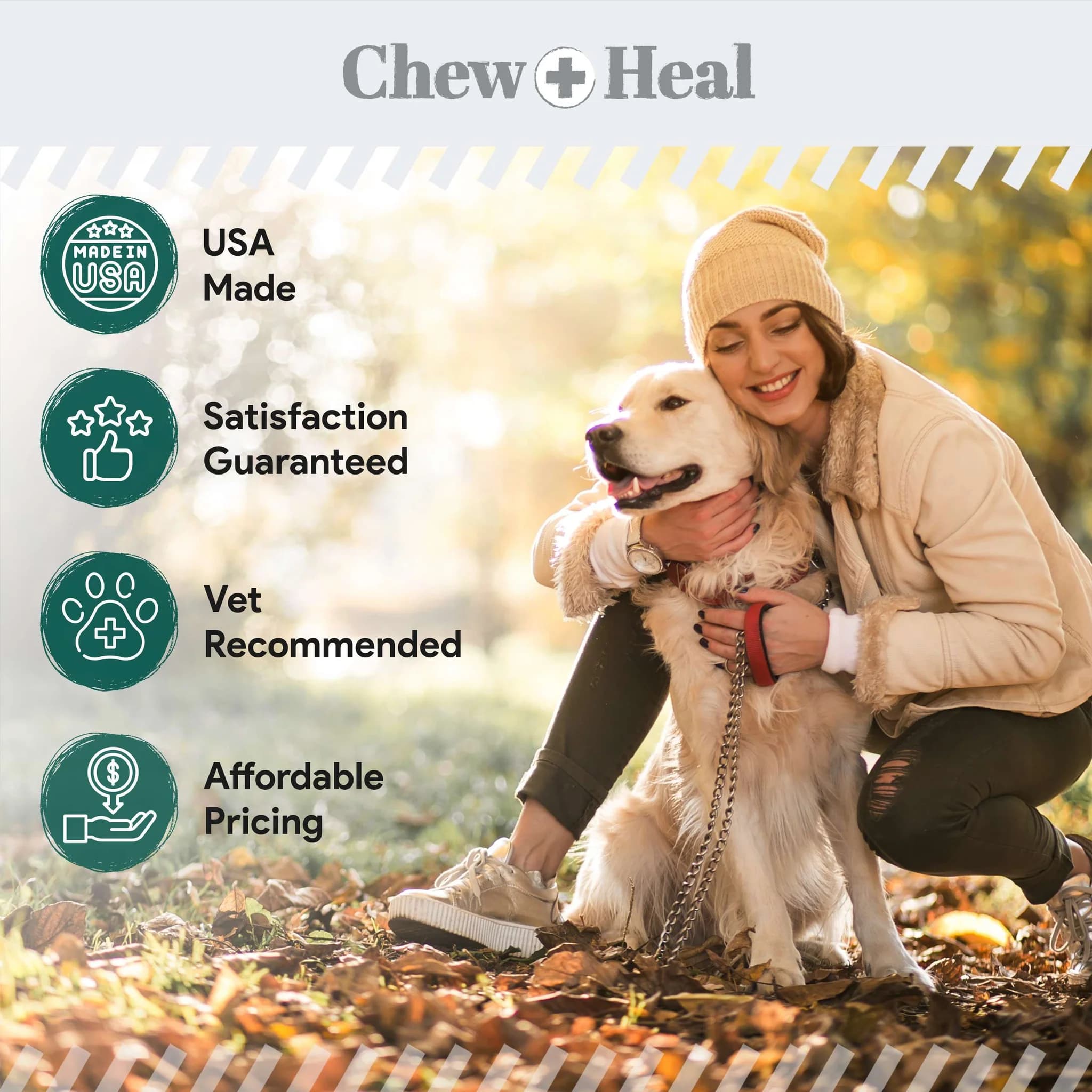 روغن امگا3 سگ وگان برند Chew + Heal (آمریکایی) | تقویت کننده پوست و مو | 237 میلی‌لیتر — تصویر ۷