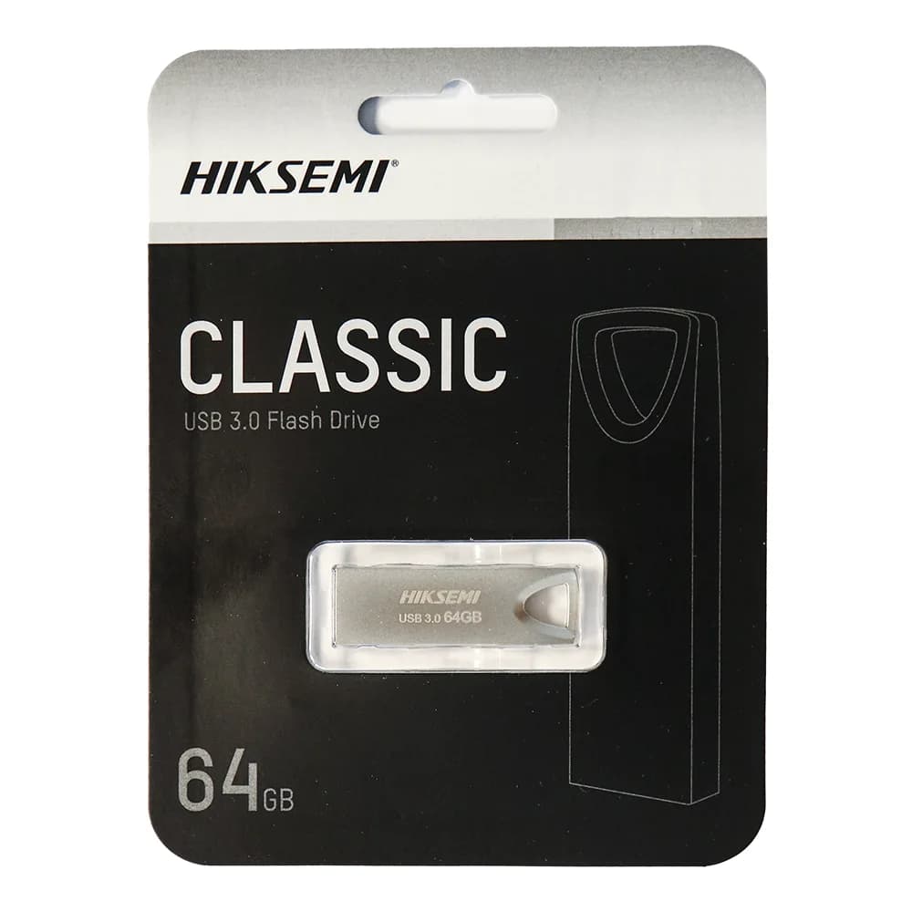 فلش مموری Hiksemi M200 Silver؛ USB 3.0 فلزی، شیک و بادوام با ظرفیت 64 گیگابایت — تصویر ۲