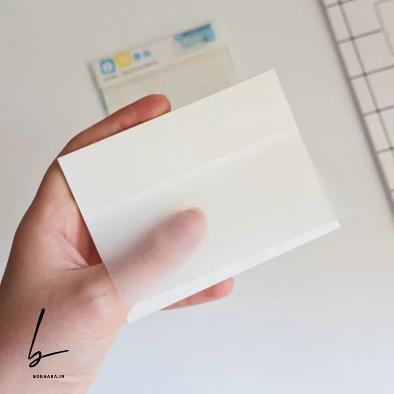 استیک نوت شفاف بی رنگ 10*7 — تصویر ۳