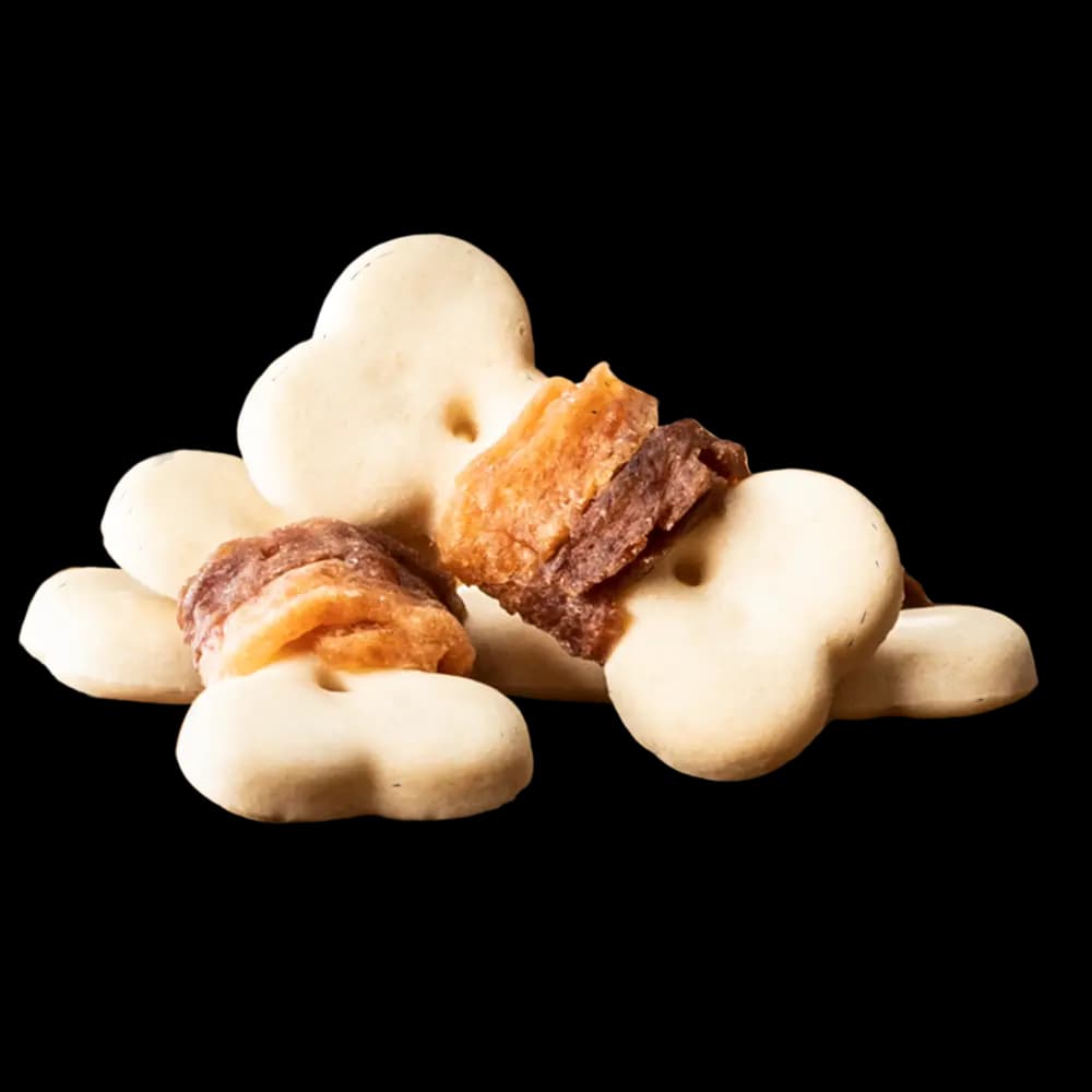 تشویقی سگ 8in1 Flavours Meaty Biscuits | بیسکویت گوشتی با طعم‌های مرغ، گاو و خوک | مناسب تمام نژادها — تصویر ۲