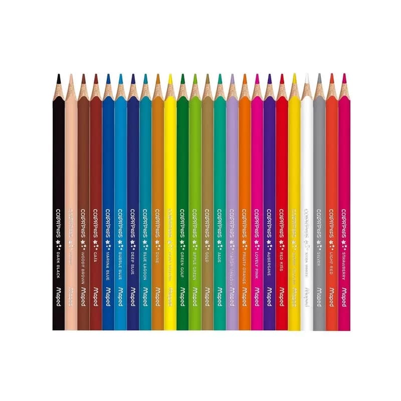 مداد رنگی 24 رنگ مپد مدل Color Peps — تصویر ۲