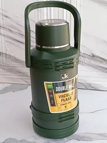 فلاسک استیل دوجداره جی کی 2/5 لیتر بارکد 43692 — تصویر ۲