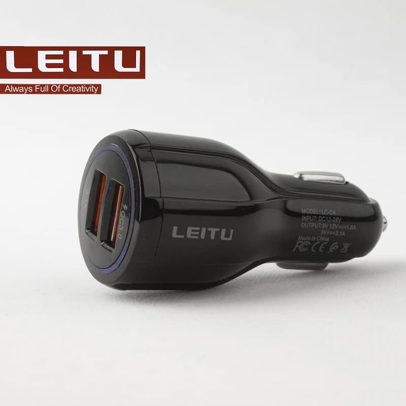 شارژر فندکی برند LEITU مدل LCC4 — تصویر ۲