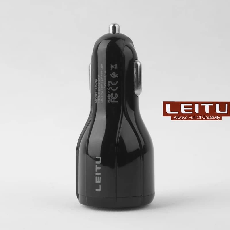 شارژر فندکی برند LEITU مدل LCC4 — تصویر ۳