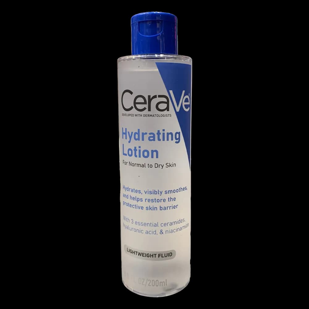 تونر آبرسان سراوی مدل Hydrating Toner مناسب پوست های نرمال تا خشک حجم 200 میلی لیتر