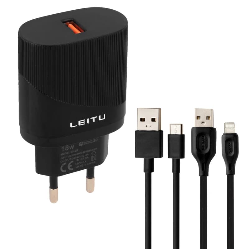سری شارژر Type-C برند LEITU مدل LH-28