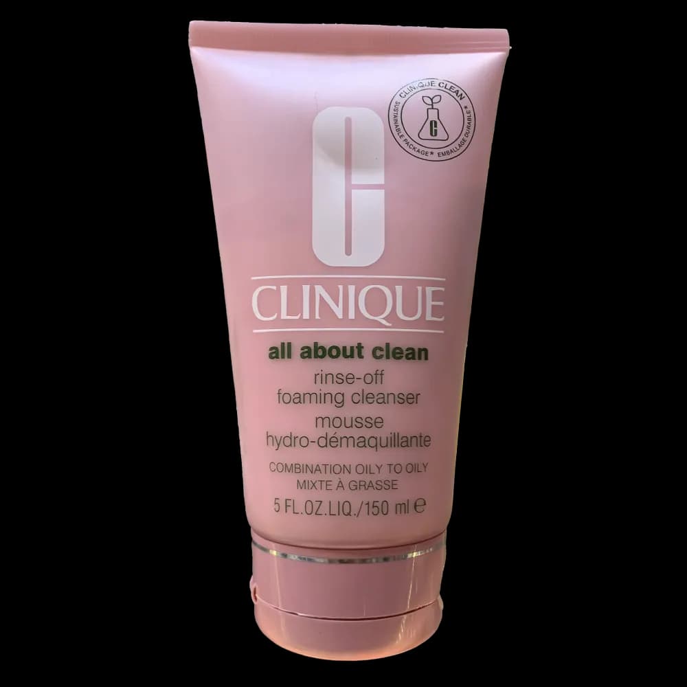 فوم شوینده صورت کلینیک مدل All About Clean Rinse-Off Foaming Facial Cleanser مخصوص پوست چرب حجم 150 میلی لیتر