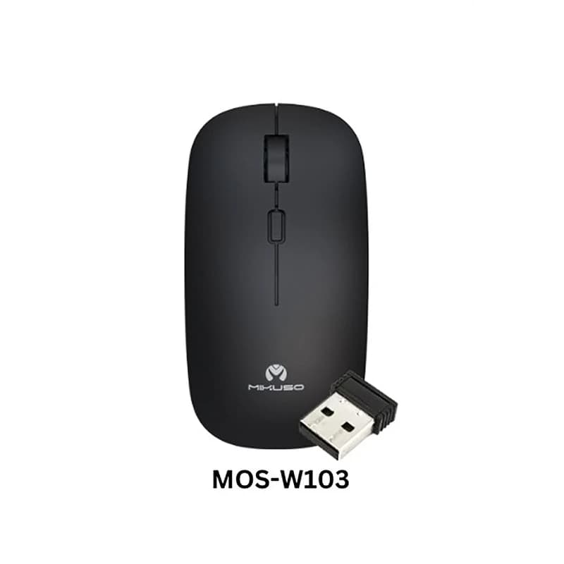 ماوس بی‌سیم MIKUSO مدل MOS-W103 — تصویر ۳