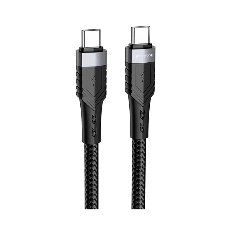 کابل شارژ تایپ سی بروفون مدل BU35 60W طول 1.2 متر