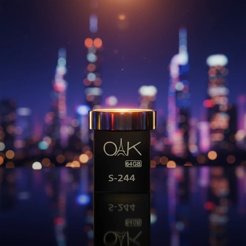 فلش مموری FLASH OAK S-244 ظرفیت 32 گیگابایت USB 2.0 | بدنه شیک و مقاوم — تصویر ۷