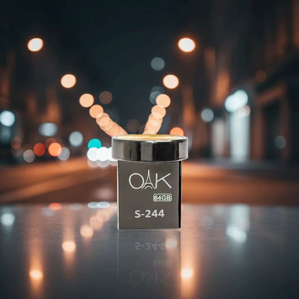 فلش مموری FLASH OAK S-244 ظرفیت 32 گیگابایت USB 2.0 | بدنه شیک و مقاوم — تصویر ۶