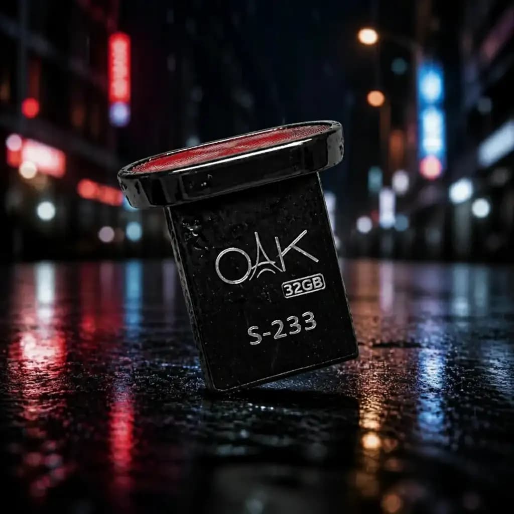فلش مموری FLASH OAK S-233 ظرفیت 32 گیگابایت USB 2.0 | طراحی مدرن و بادوام