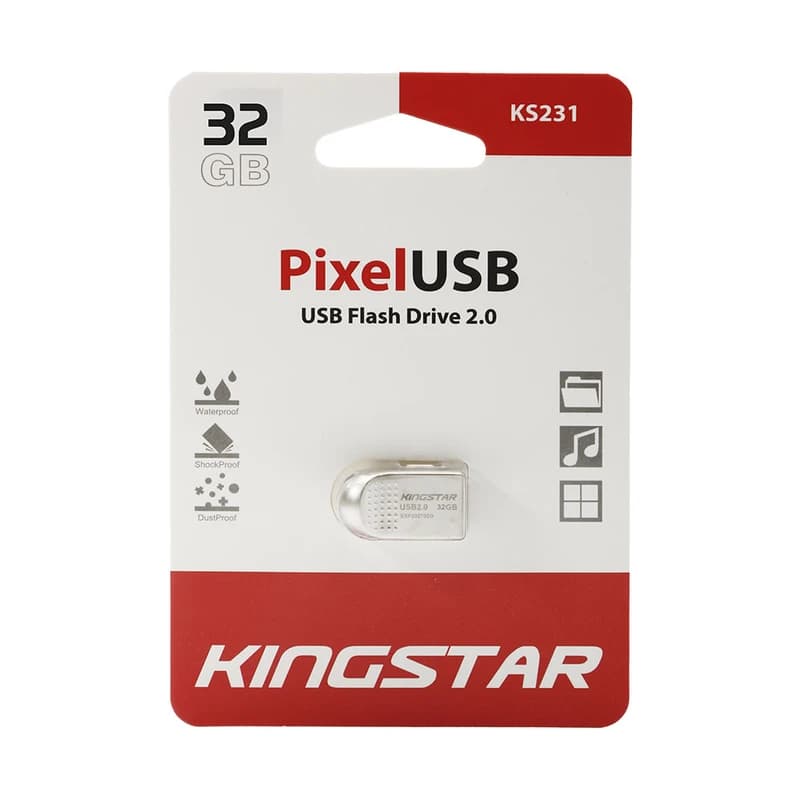 فلش مموری KINGSTAR مدل Pixel KS231 ظرفیت 32 گیگابایت | ارسال فوری + گارانتی معتبر — تصویر ۳