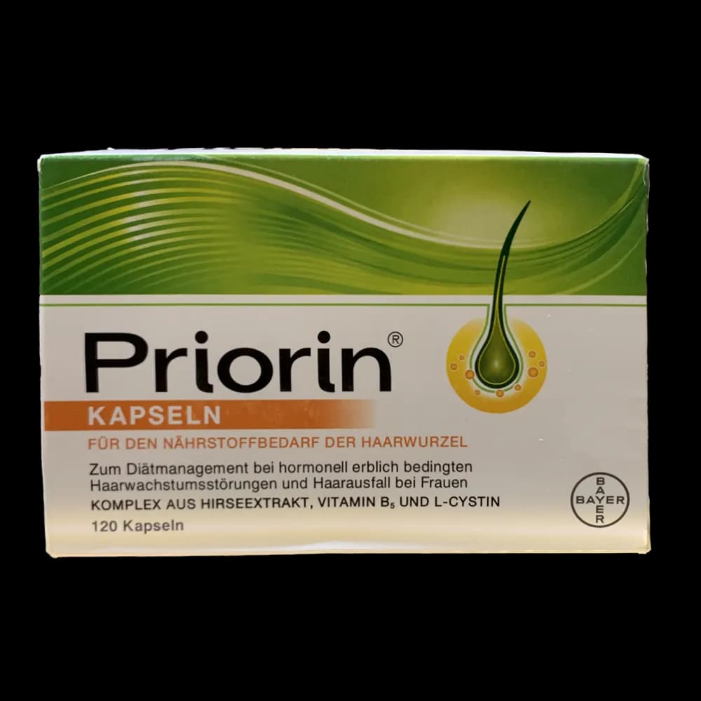 کپسول ضد ریزش مو بانوان پریورین (Priorin) بسته 120 عددی