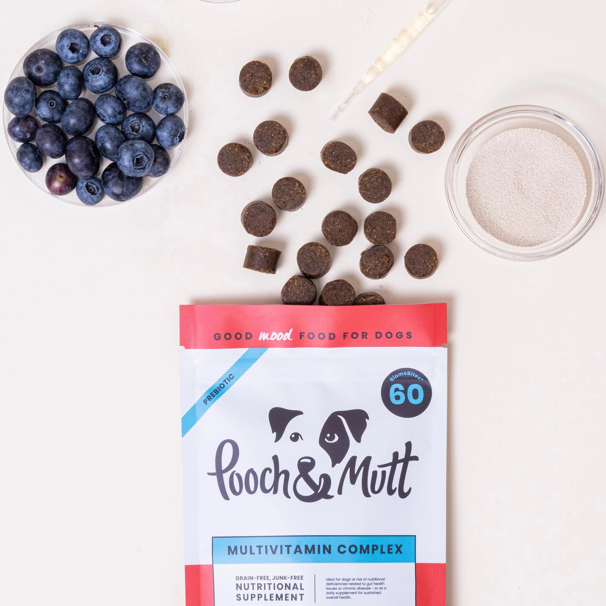 مولتی ویتامین طبیعی سگ Pooch&Mutt Multivitamin Complex | (60عدد) — تصویر ۲
