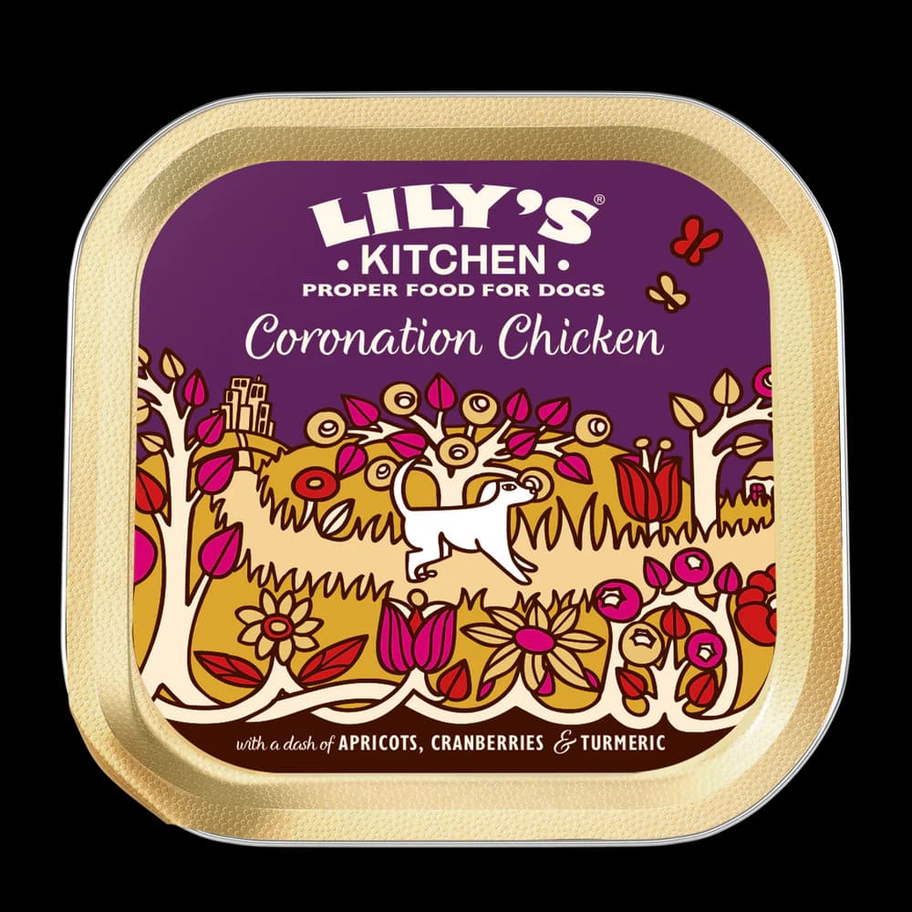 کنسرو سگ لیلیز کیچن | مرغ، کدوحلوایی و کرن بری | بدون غلات – 150 گرم | Lily’s Kitchen Coronation Chicken — تصویر ۳