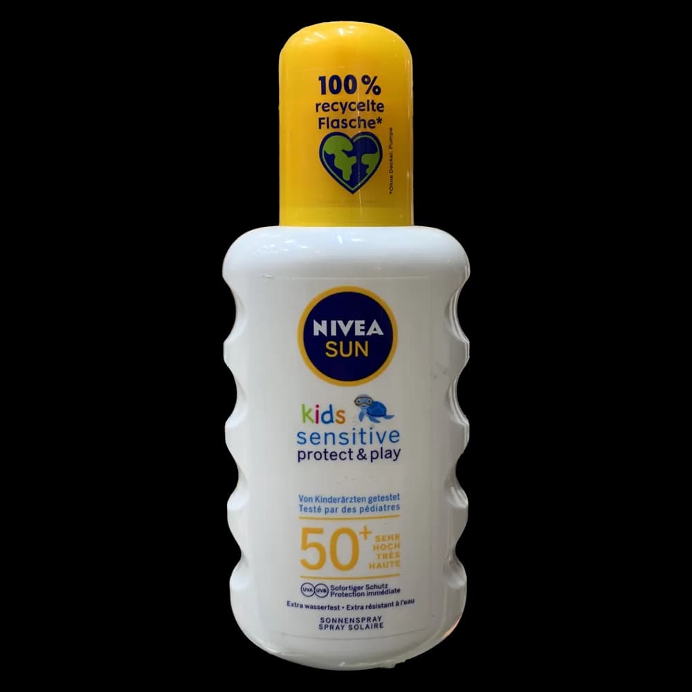 اسپری ضد آفتاب کودک نیوآ مدل Sensitive با SPF 50+ (حجم 200 میلی لیتر) — تصویر ۲