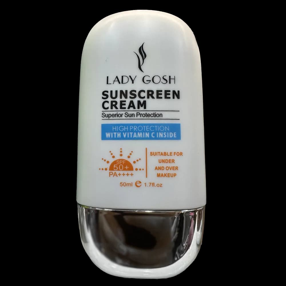 کرم ضد آفتاب رنگی لیدی گاش (Lady Gosh) مدل SPF50+ با ویتامین C و E