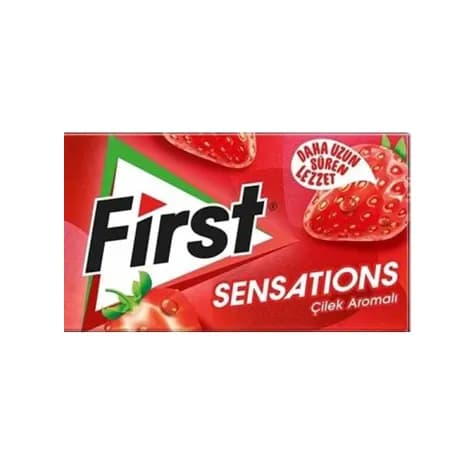 آدامس توت فرنگی فرست مدل sensations بسته 12 تایی — تصویر ۲