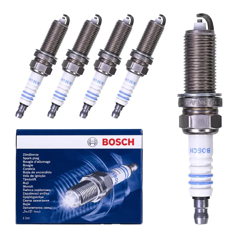 شمع خودرو پایه بلند بوش BOSCH مدل FR8SC+ کد 42 اصلی (بسته 4 عددی)