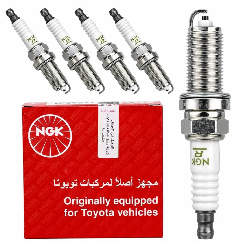 شمع پایه بلند NGK جعبه تویوتا نیکلی (بسته ۴ عددی)