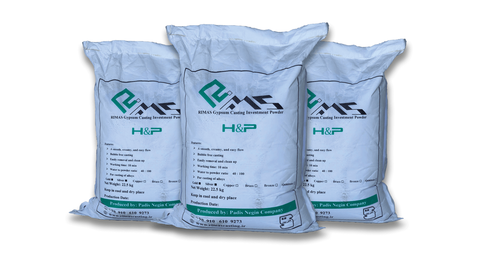 گچ ریخته گری مومی طلا ریماس H&P