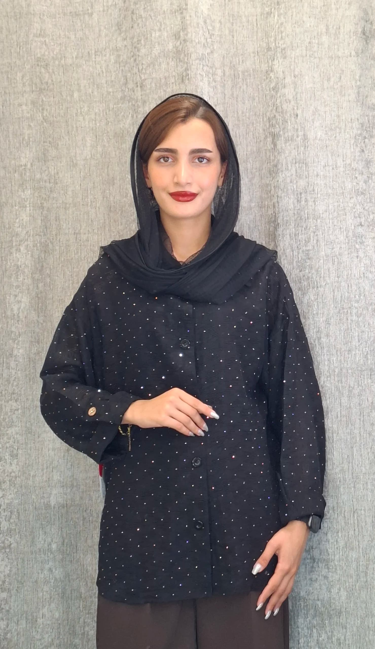 مانتو نگینی راه شیشه(زنانه) — تصویر ۵