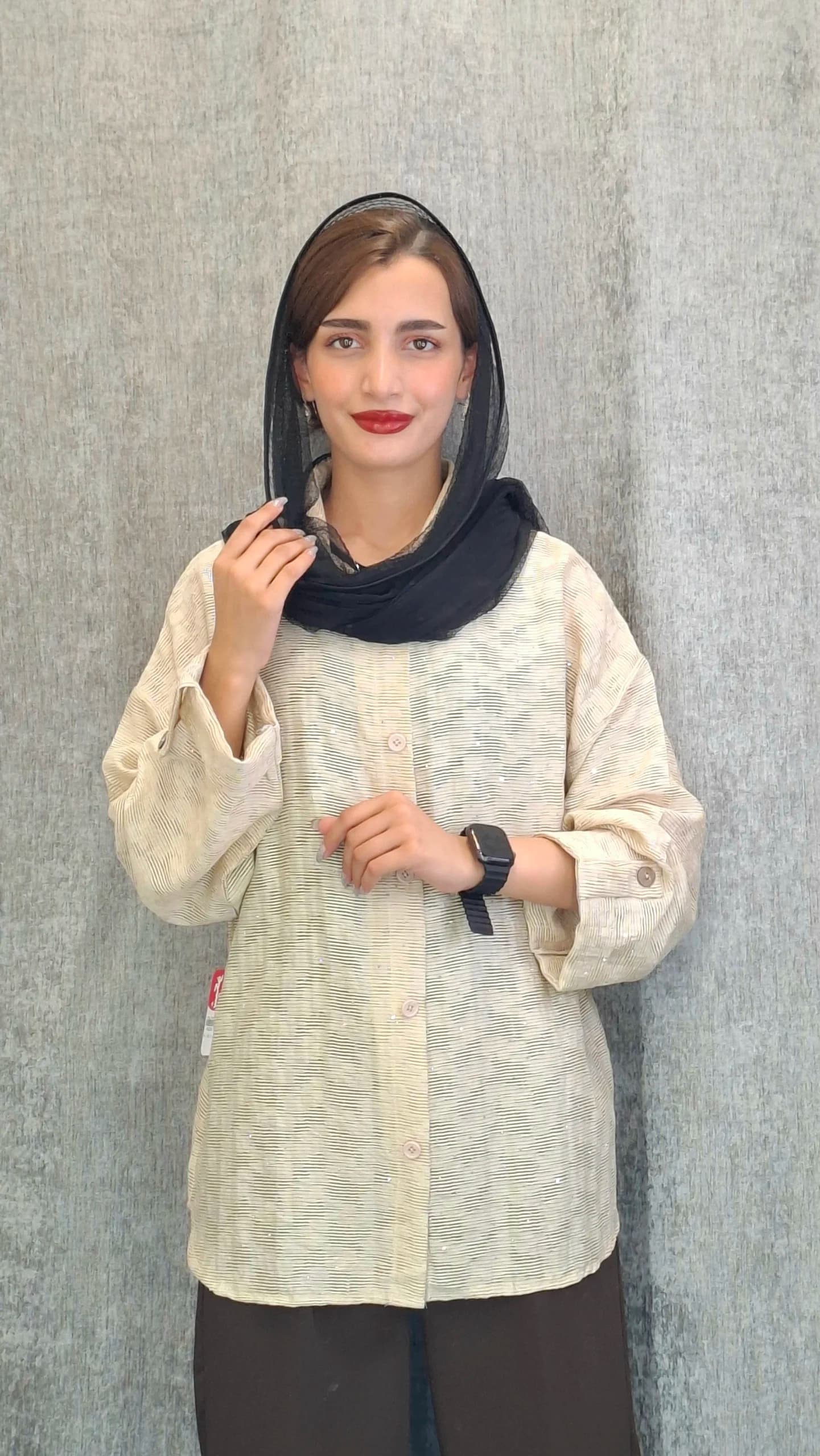 مانتو نگینی راه شیشه(زنانه) — تصویر ۲