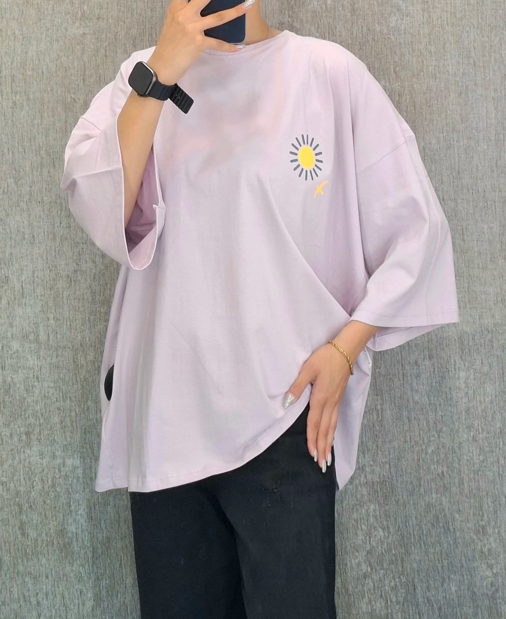 تیشرت باکسی خورشید(زنانه)