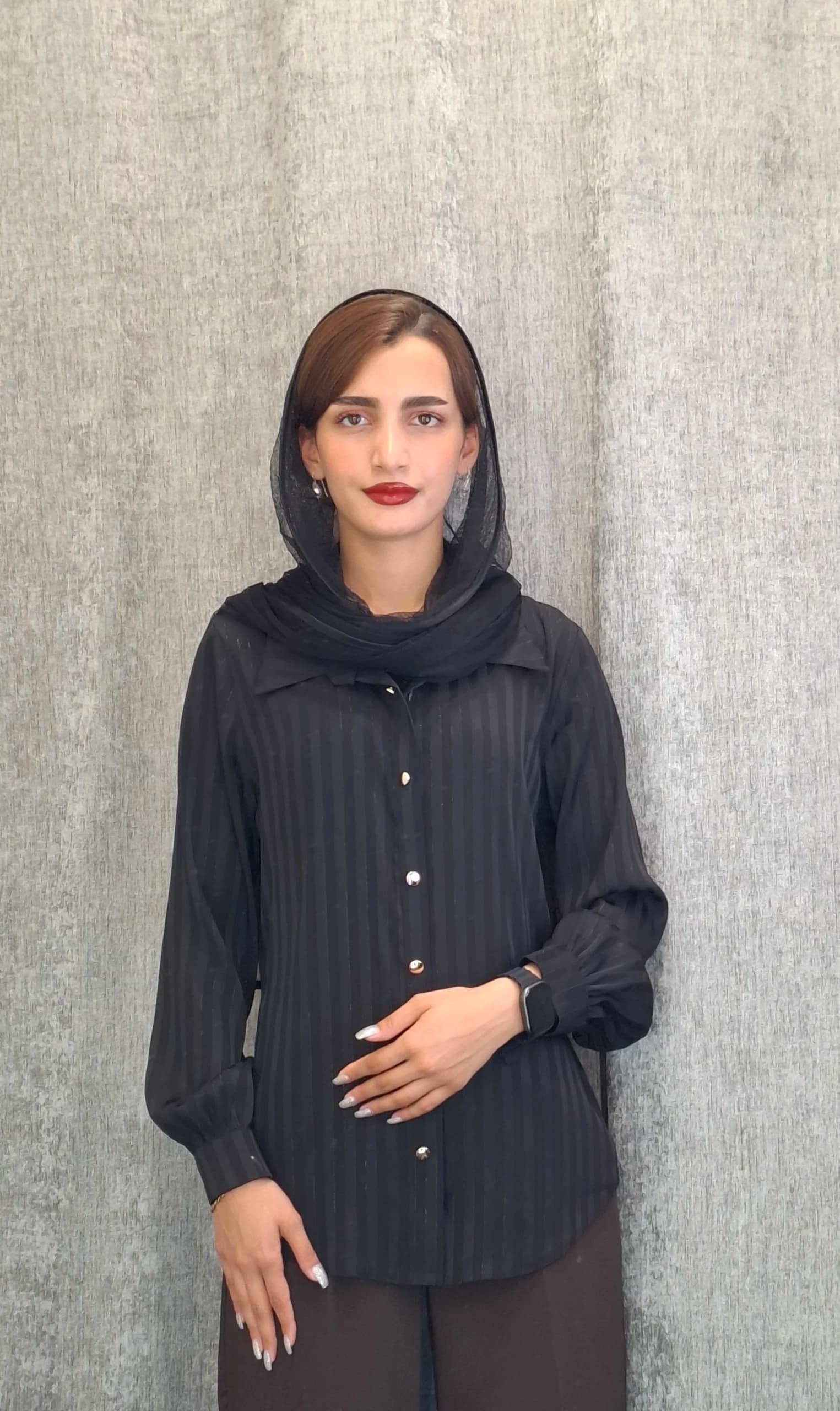 شومیز جلو دکمه جولیا دیپلمات (زنانه) — تصویر ۳