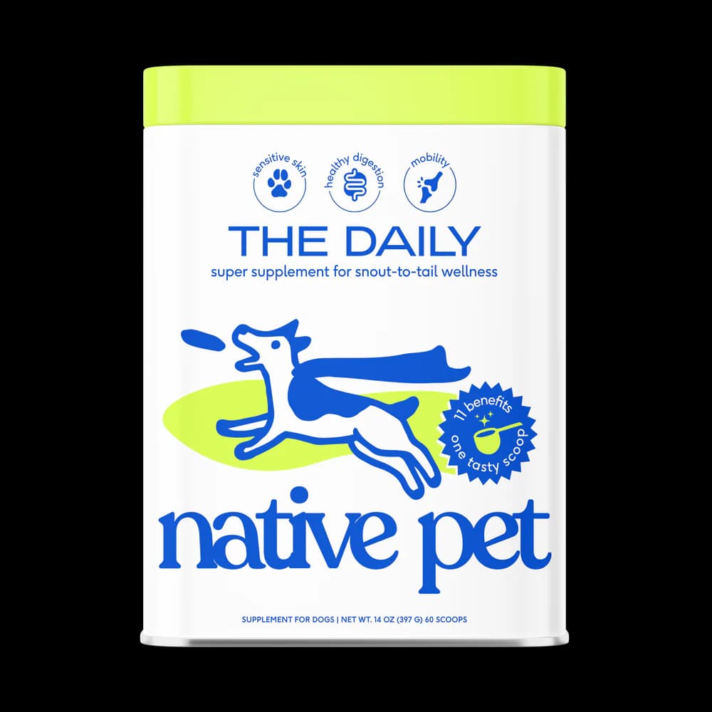 مولتی ویتامین سگ Native Pet | پودر تاپر تقویتی 11 منظوره روزانه – 397 گرم — تصویر ۳