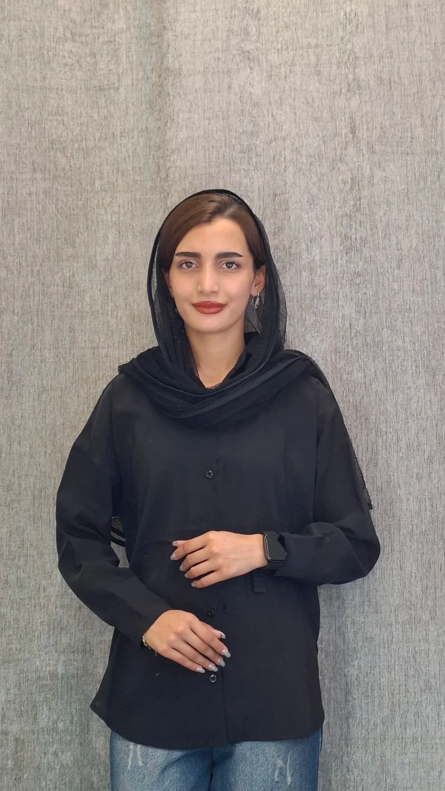 مانتو پری سیلک پشت دکمه(زنانه) — تصویر ۸
