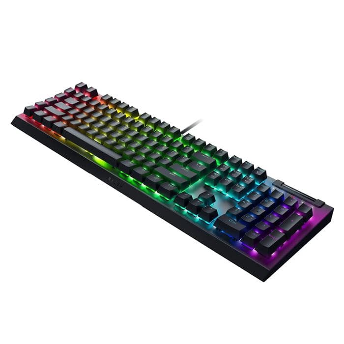 کیبورد گیمینگ ریزر مدل BlackWidow V4X | سوییچ سبز