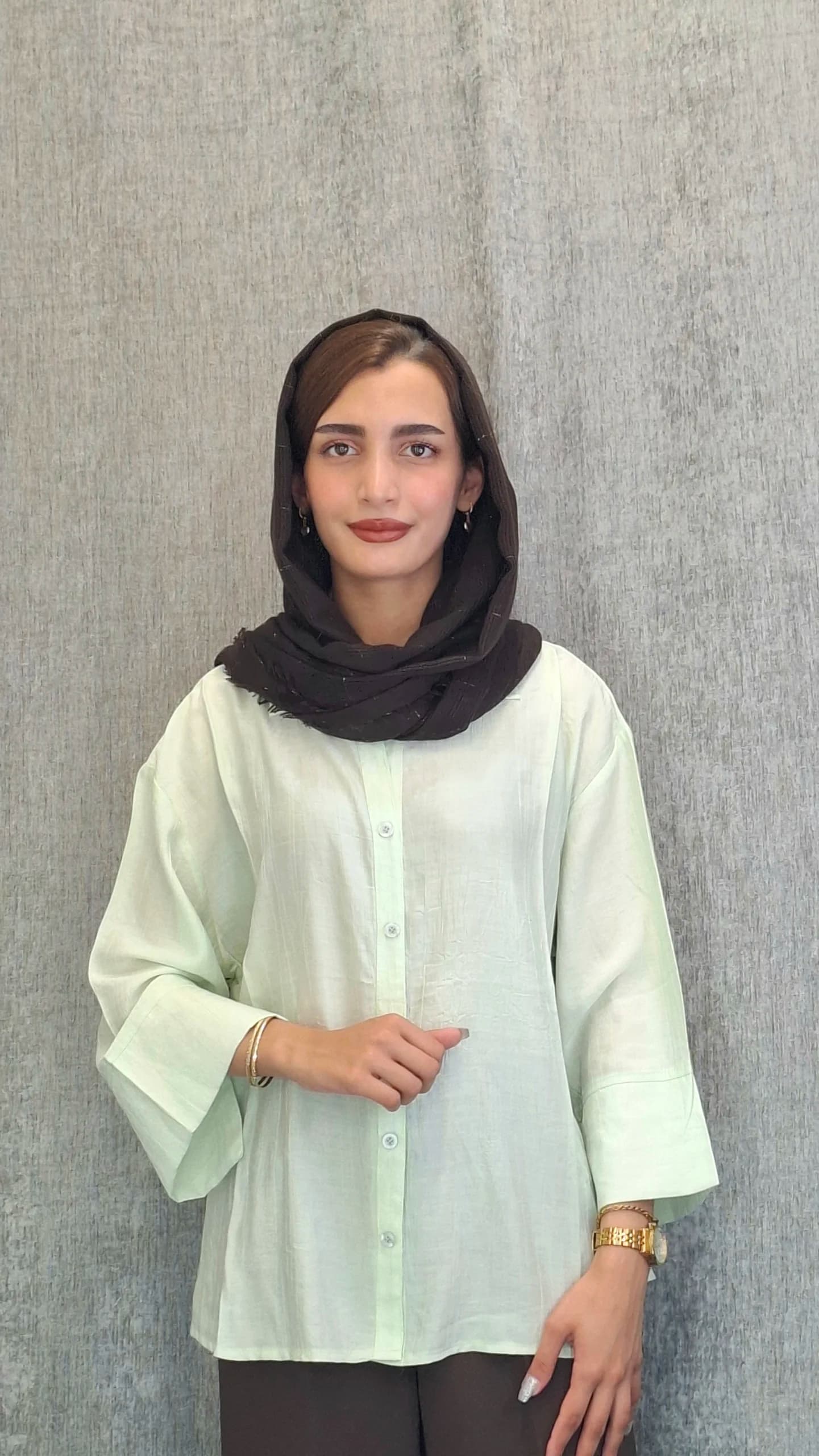 مانتو ریزشی طرح‌دار(زنانه) — تصویر ۲