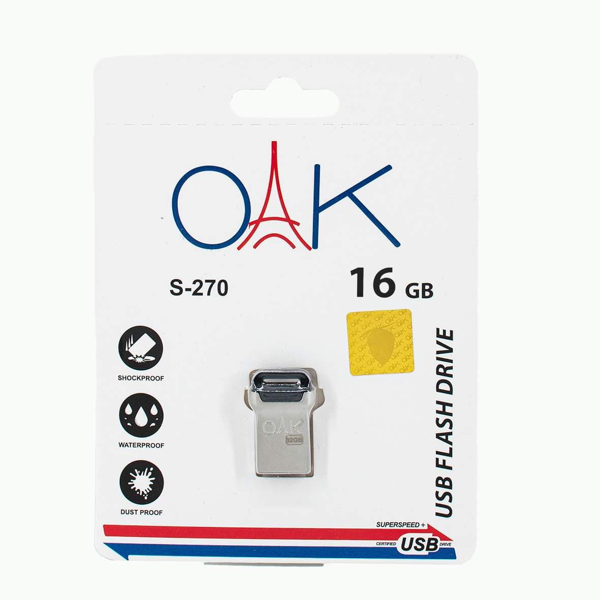 فلش مموری OAK S-270 ظرفیت 16 گیگابایت | USB 2.0، فروش اقساطی — تصویر ۶