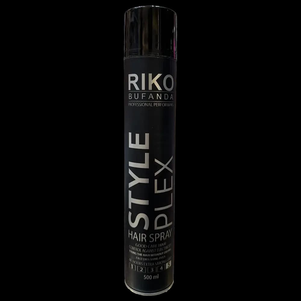اسپری حالت دهنده مو ریکو مدل Style Plex قدرت 6 حجم 500 میلی لیتر