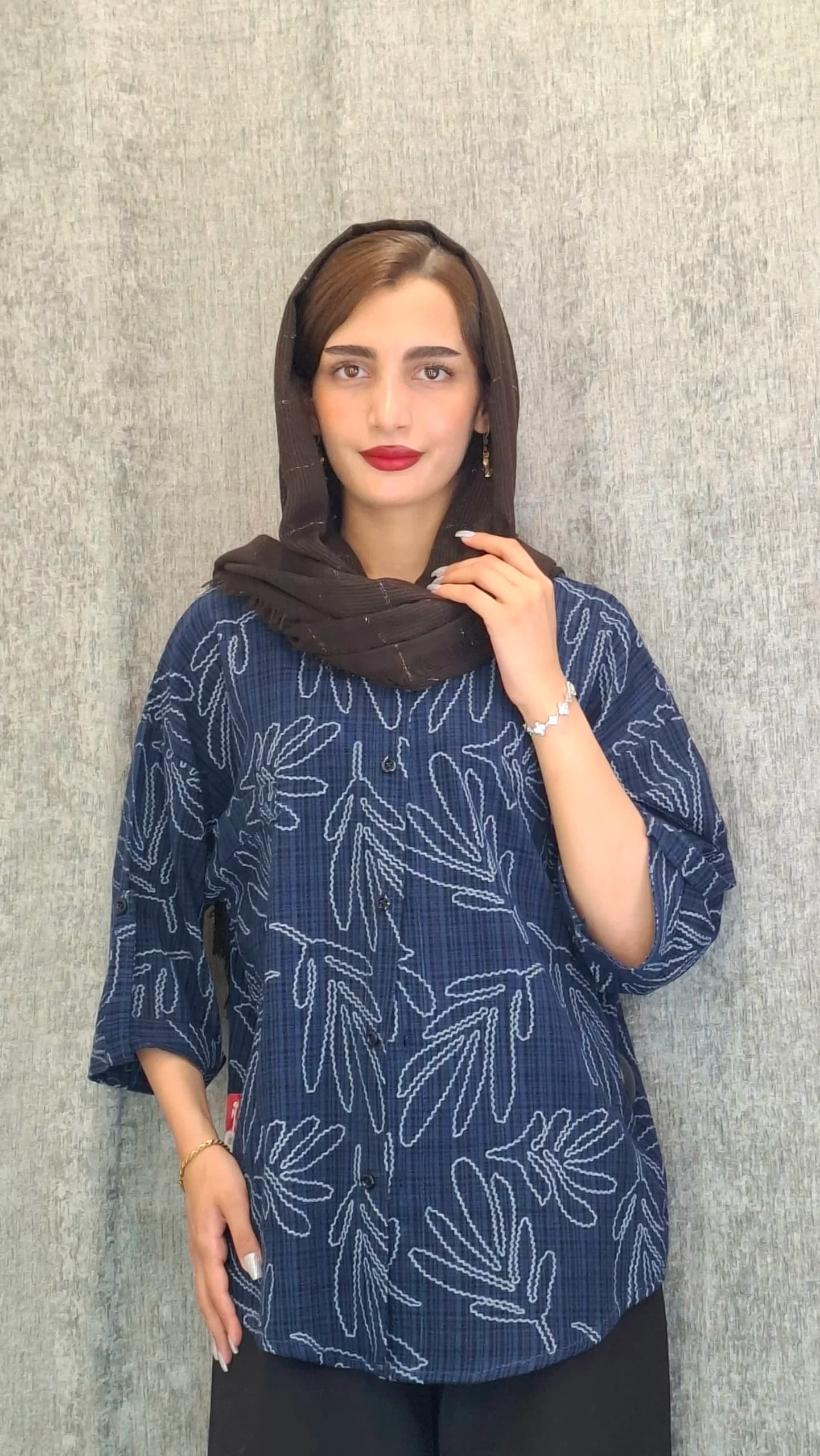 مانتو طرح‌دار «ینزی» (زنانه)