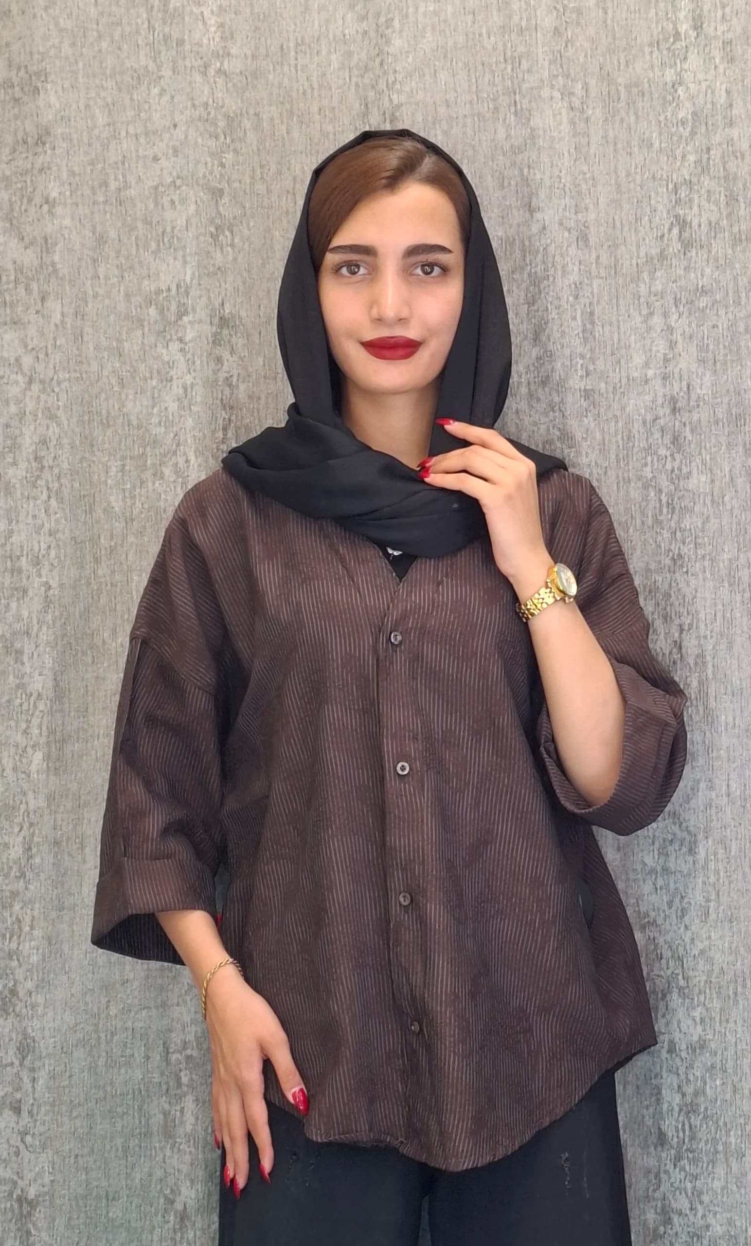 مانتو «پری» طرح یقه دلبری(زنانه)
