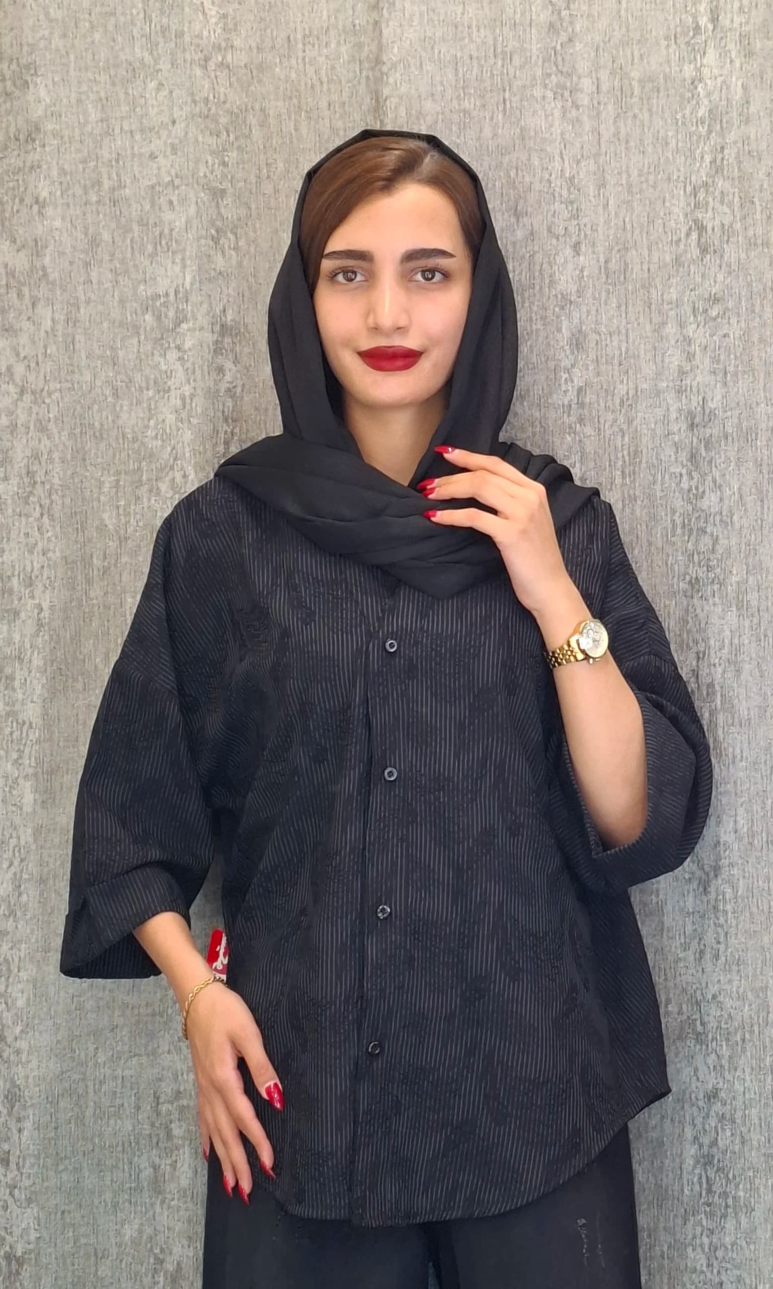 مانتو «پری» طرح یقه دلبری(زنانه) — تصویر ۲
