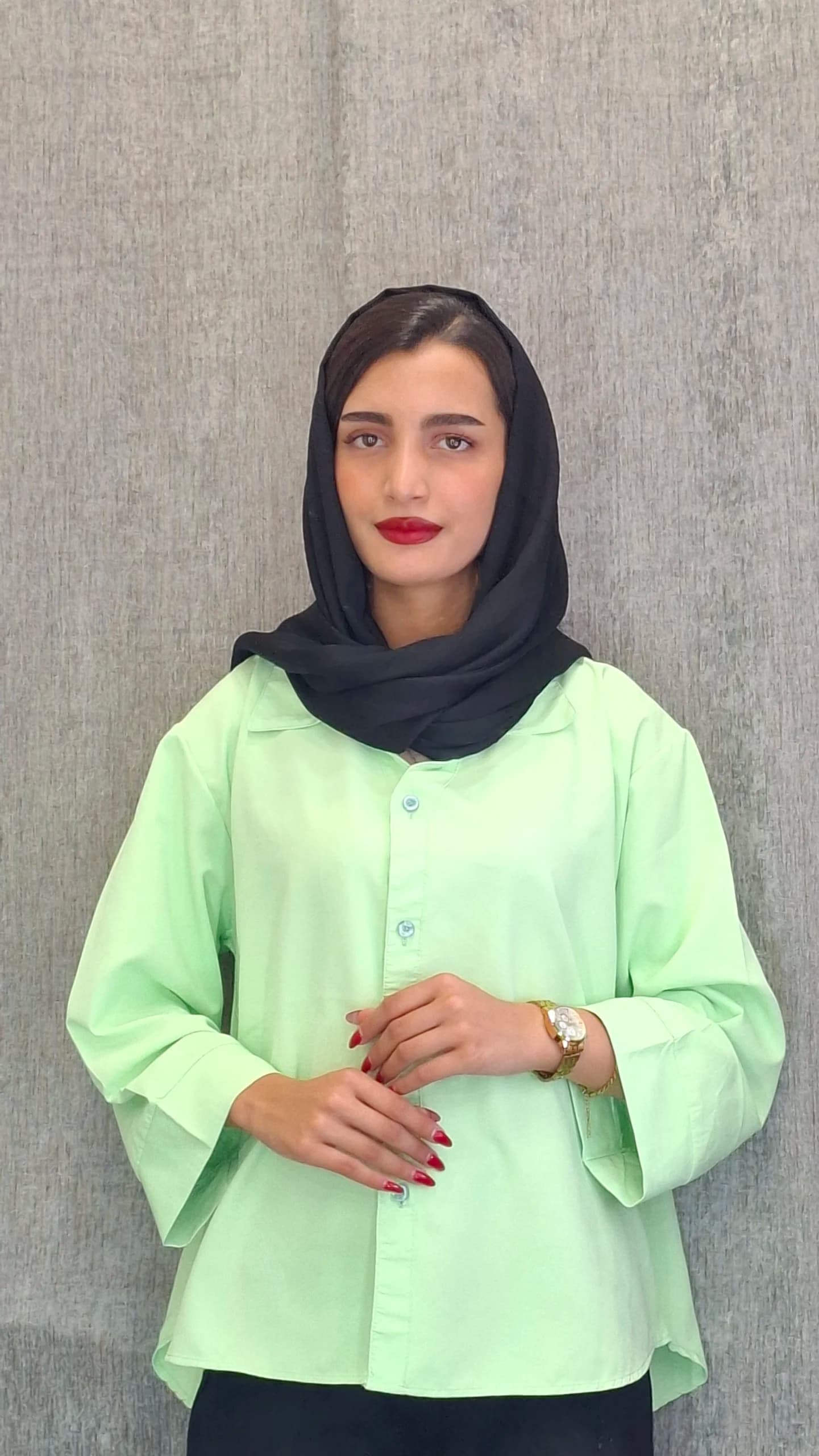 مانتو شومیز «دل‌سا» با یقه دلبری(زنانه) — تصویر ۳