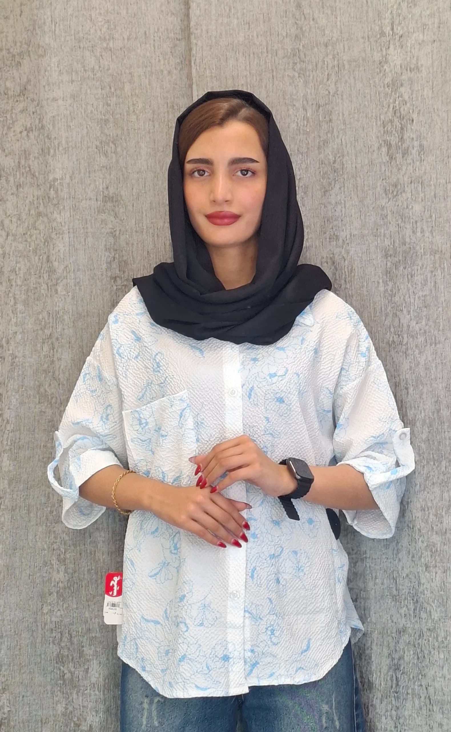مانتو «ینزی گل‌خامه»(زنانه)
