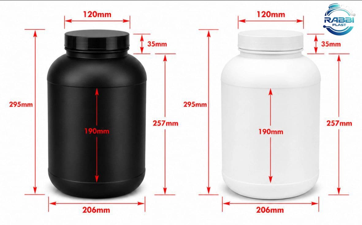 قوطی مکمل 5000 ml با درب