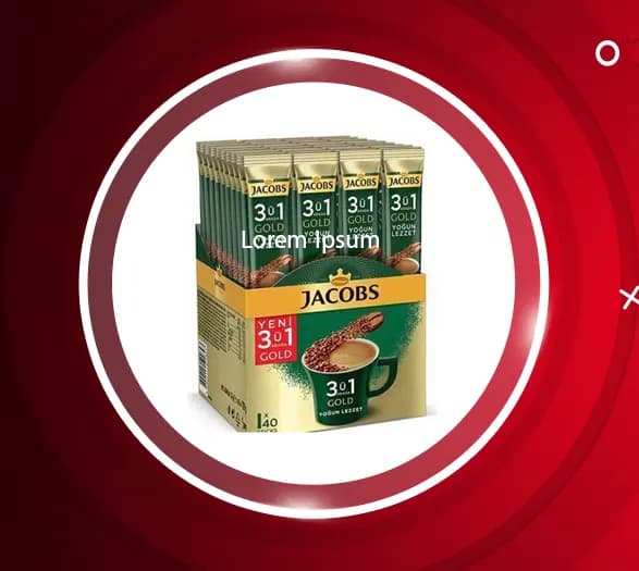 کافی میکس سه در یک گلد جاکوبز با طعم غلیظ بسته 40 عددی — تصویر ۴