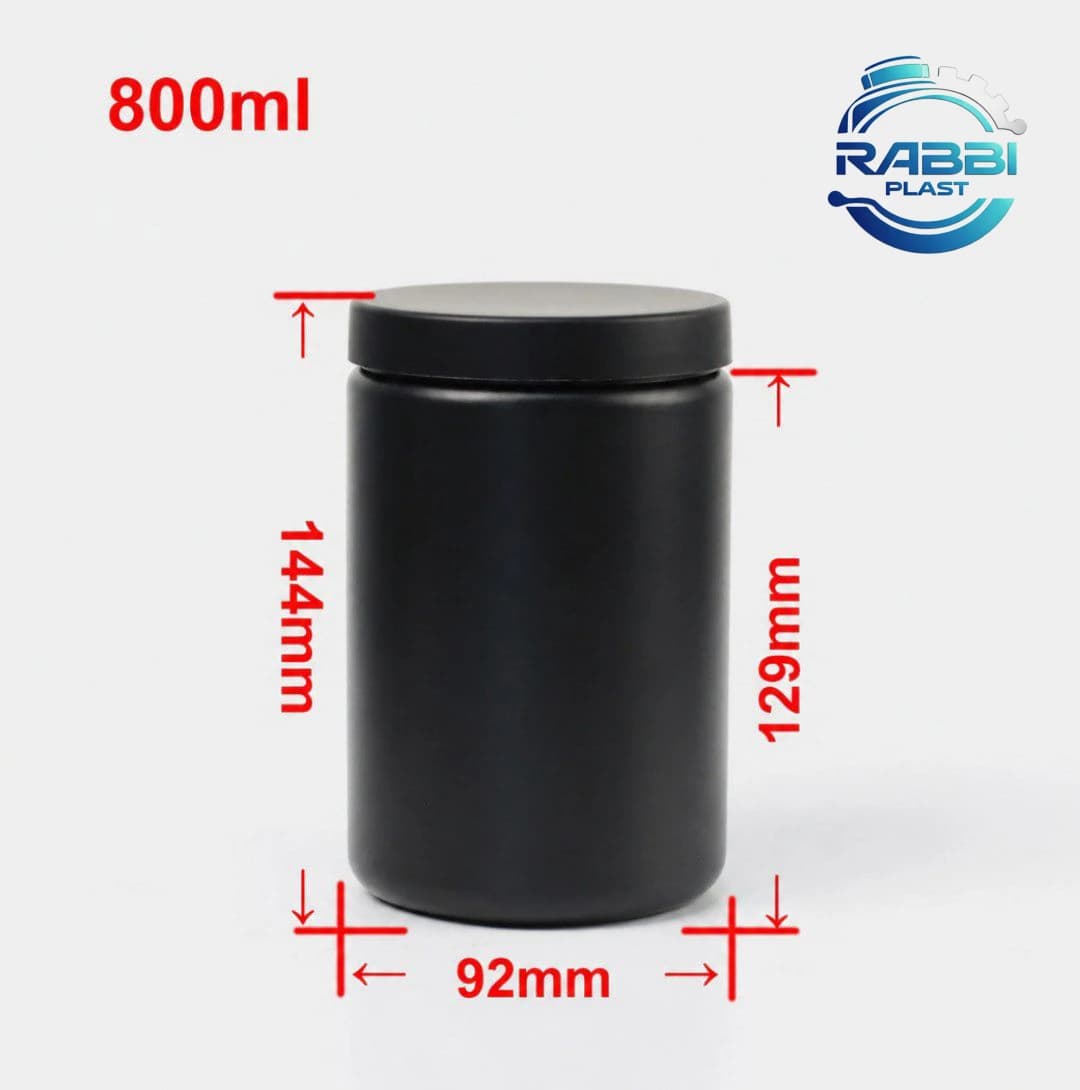 قوطی مکمل 800 ml با درب